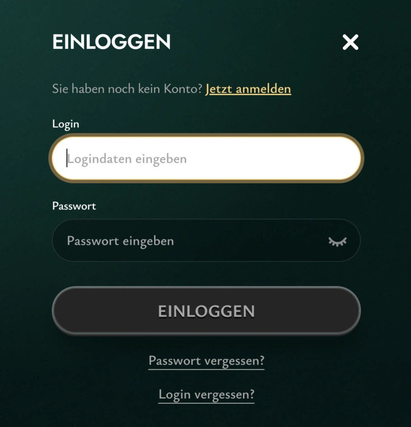 Cashed Login