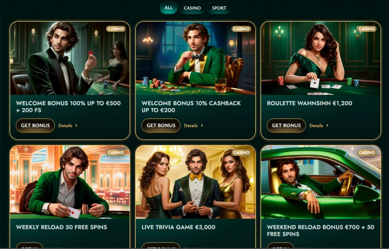 cashed promotions page